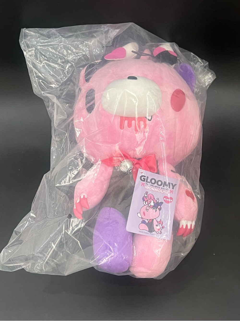 Gloomy Bear The Naughty Grizzly Ironmouse Plush - New w/ Tag
